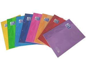 OXFORD Recambio Oxford School Color 1 Encolado A4+ 80h 90gr 4 Taladros Cuadric. 5x5 Surtido (Set de 30)