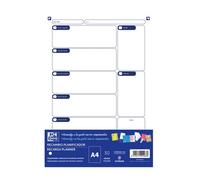 Oxford Recambio Planner Semanal Para Ebinder A4 30H