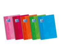 Oxford school classic 4º cuaderno espiral tapa blanda - 1 linea con margen - 80 hojas - colores surtidos (5 uds)