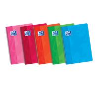 Oxford school classic 4º cuaderno espiral tapa blanda 4x4 - 80 hojas - margen 4x4 - colores surtidos (5 uds)