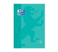 Oxford school classic cuaderno de recambio - tamaño a4 - tapa blanda - encolado - cuadricula 5x5 - 80 hojas - color ice mint (5 uds)