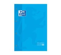 Oxford school classic cuaderno de recambio - tamaño a4 - tapa blanda - encolado - cuadricula 5x5 - 80 hojas - color turquesa (5 uds)