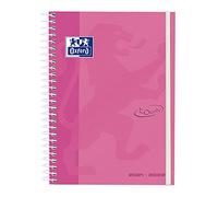 Oxford School Touch, Agenda 2021 2022, Semana vista, A5 (15x21 cm), Tapa Extradura, Color Fucsia Pastel