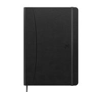 Oxford Signature, Cuaderno A5 a Rayas, Tapa Extradura Cosida, 80 Hojas, Color Negro