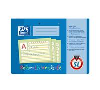 Oxford SL - Juego de 10 cuadernos de inicio a la escritura, A4, rayado, rayas amarillas intermedias, 16 hojas, 2 perforaciones