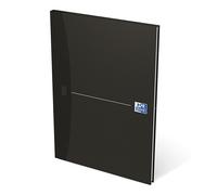 Oxford Smart cuaderno negro encuadernado, A4, 96 hojas en blanco.