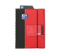 Oxford Student agenda escolar (años 2017 - 2018 Polypro con marcapáginas Rabat, 1 día por página 352 páginas 12 x 18 rojo (idioma español no garantizado)