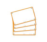 Oxford - Tarjetas flash (80 unidades, 7,5 x 12,5 cm), color blanco