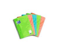 Oxford Touch Collegebblock B5 - Libreta (5 unidades, 80 hojas, a rayas, borde izquierdo)