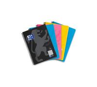 Oxford Touch - Cuaderno de notas (5 unidades, B5, cuadriculado, 80 hojas)