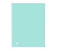 Oxford Urban, Carpeta de Fundas Plástico A4, 40 Fundas Transparentes, Color Azul Pastel