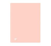 Oxford Urban, Carpeta de Fundas Plástico A4, 40 Fundas Transparentes, Color Rosa Pastel