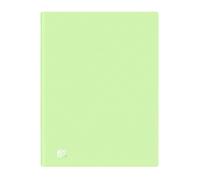 Oxford Urban, Carpeta de Fundas Plástico A4, 40 Fundas Transparentes, Color Verde Pastel