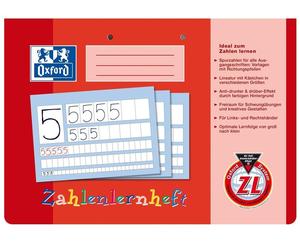 Oxford Zahlenlernheft, DIN A4 quer, Lineatur: ZL