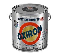 OXIRON Esmalte antioxidante al agua liso forja Gris Acero 2,5L
