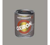 OXIRON Esmalte Antioxidante Liso Efecto Forja Gris Acero 4 L