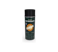 OXIRON Esmalte Metálico Antioxidante Spray Liso Satinado Negro 400 ml, El embalaje puede variar