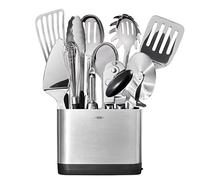 OXO Acero Juego de Utensilios de 15 Piezas, Inoxidable, Metalizado