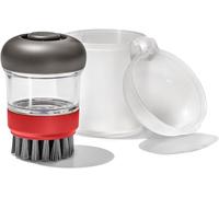 OXO Cepillo dispensador de jabón para exteriores con estuche de almacenamiento