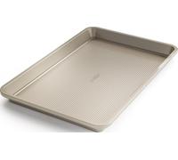 OXO Good Grips - 11160000UK - Bandeja Anti-adherente, para Horno Profesional, 25,4 x 2,5 x 38,1 cm, Color Dorado, Acero, Dorado, 2.794 x 25.4 x 38.1 cm