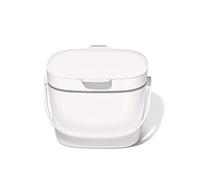 OXO Good Grips Cubo para compost y basura orgánica, blanco, 6,6 L