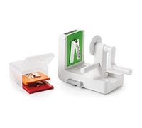Oxo Good Grips INOXO.11151400ML Spiralizer con Arnés de Succión - Rallador en Espiral de 3 Cortes Sobremesa, Blanco, 15.9 x 24.8 x 21 cm