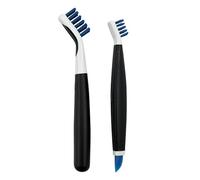 OXO Good Grips Juego de cepillos, con Buen Agarre, para Limpieza Profunda, Azul
