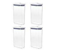 OXO Good Grips POP Container - Airtight Food Storage - 1.9 Qt Rectangle (Set of 4) for Granola and More