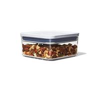 OXO Good Grips POP Contenedor - Almacenamiento Hermético y Apilable de Alimentos, Transparente, 1.1 L para Frutos Secos y Mucho Más