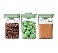 OXO Juego de 3 recipientes Good Grips POP con mini cucharas, diseño pistacho