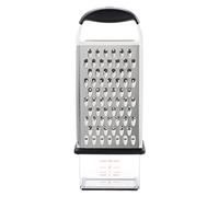 OXO Rallador 4 caras con recipiente incorporado, acero inoxidable, apto para lavavajillas Pequeña