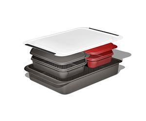 OXO Good Grips - Sistema de preparación y transporte para parrilla