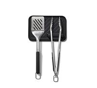 OXO Good Grips 3-Piece Grilling Set Juego de parrilla, Acero Inoxidable