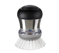 OXO Steel - Cepillo de Palma dispensador de jabón, 2-3/4 Pulgadas de diámetro. x 4 Pulgadas de Alto
