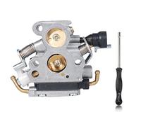 OxoxO Compatible con carburador compatible con Husqvarna 135 140 140E 435 435E 440 440E Jonsared McCULLOCH CS410 CS2240 S 506450501 y herramienta de ajuste de destornillador de ajuste