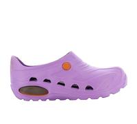 Oxypas Safety Jogger Zuecos Ligeros para Hombres y Mujeres 43/44 EU - OXYVA - Zuecos Antideslizantes, Antibacterianos, Antiestáticos y Antifúngicos, Zapatos de Seguridad, Morado