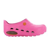 Oxypas Safety Jogger Zuecos Ligeros para Hombres y Mujeres 43/44 EU - OXYVA - Zuecos Antideslizantes, Antibacterianos, Antiestáticos y Antifúngicos, Zapatos de Seguridad, Rosa