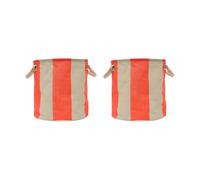 OYOY Cesta de almacenamiento Kara medium Ø32x32 cm 2-pack Cherry Red