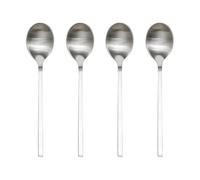 OYOY Set de cucharas Yuka. 4-pack Brushed Steel