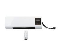 Ozgkee - Calentador de Aire Acondicionado Pequeño, Enfriador y Calentador Portátil, Aire Acondicionado Montado en la Pared, Ventilador Caliente para el Hogar, la Oficina, el