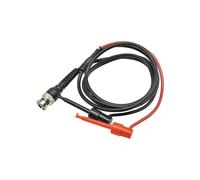 P1007 Cable de Prueba para Osciloscopio con Conector BNC Macho Q9 A Pinza de Gancho Doble y Dos Sondas, 500 V, 5 A, Gancho de Prueba