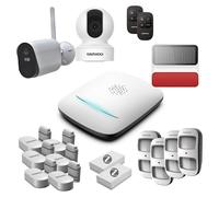 PA511Z - Sistema de Alarma Full 4G & Zigbee, Compatible con Animales, Calidad Profesional, Control Remoto, Sirena Exterior, 2 cámaras, Compatible con Amazon Alexa, Google Home