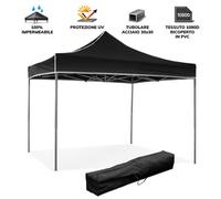 Pabellón plegable de 3 x 3 metros, color , con revestimiento de PVC impermeable