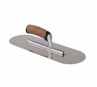 Paca metálica awtools, modelo semi-circular 380 mm, con mango de corc