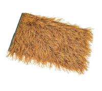 Pacas de heno de hierba de pato, rollo de paja sintética de 15 a 17 cm, respaldo adhesivo impermeable, perfecto para techo de tejado, rollo de césped artificial de 1 x 9,5 cm