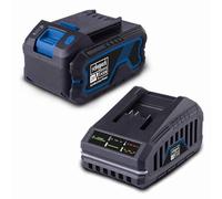 Scheppach Pack batería y cargador 20V IXES SBSK4.0 – 4 Ah + 4,5 A, universal para gama IXES 20V