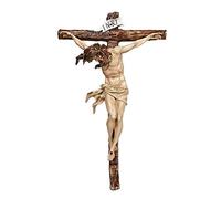 Pacific Giftware - Crucifijo de pared de resina de Jesús, 50,8 cm, decoración del hogar