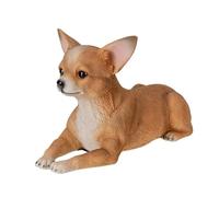 Pacific Giftware Estatua de perro chihuahua, bonita decoración para el hogar, para los amantes de los chihuahuas y coleccionistas de animales, decoración única para cumpleaños y