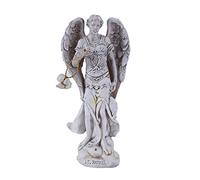 Pacific Giftware Figura de Arcángel de Raphael, Color Blanco, Estatua de ángel Cristiano, decoración Religiosa