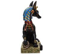 Pacific Giftware Figura de Resina del Dios Egipcio Antiguo Anubis Sentado